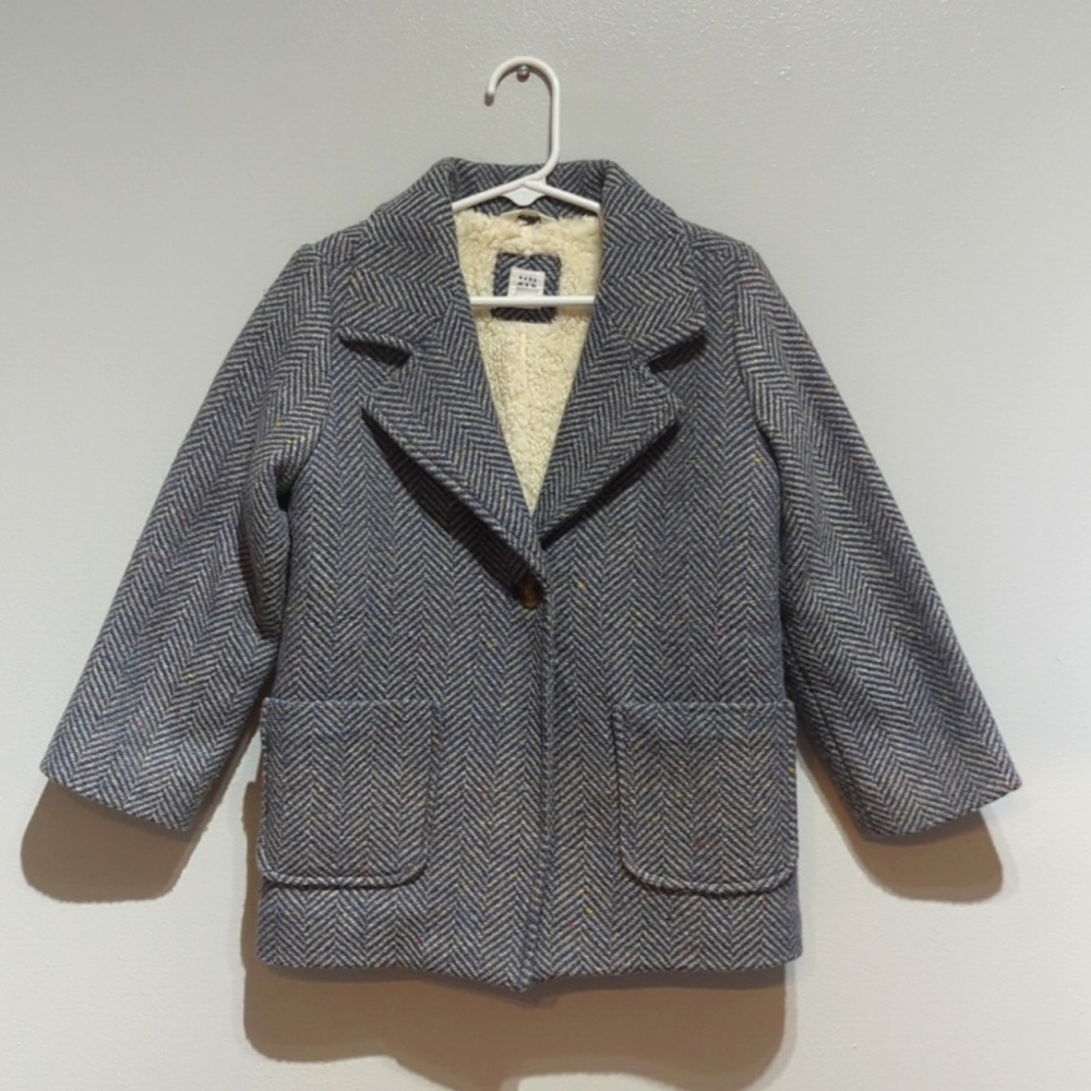 Grey dress coat